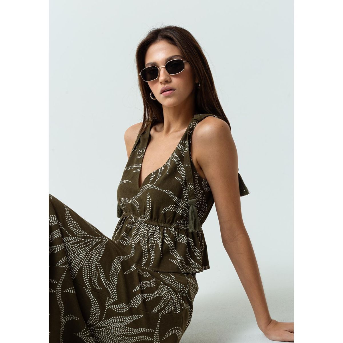 NAF NAF - Top Sin Mangas Casual Mujer Naf Naf