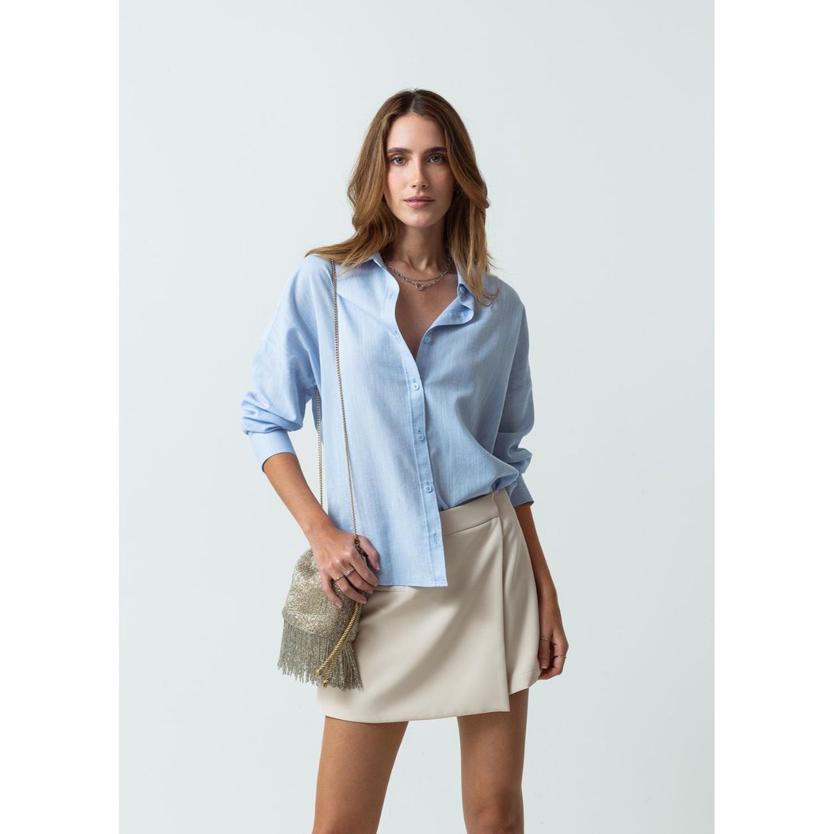 NAF NAF - Blusa Manga Larga Algodón Mujer Naf Naf