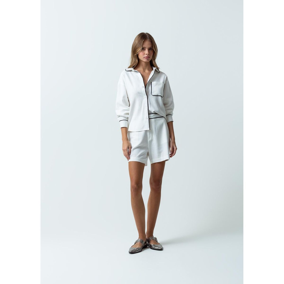 NAF NAF - Blusa Manga Larga Casual Mujer Naf Naf