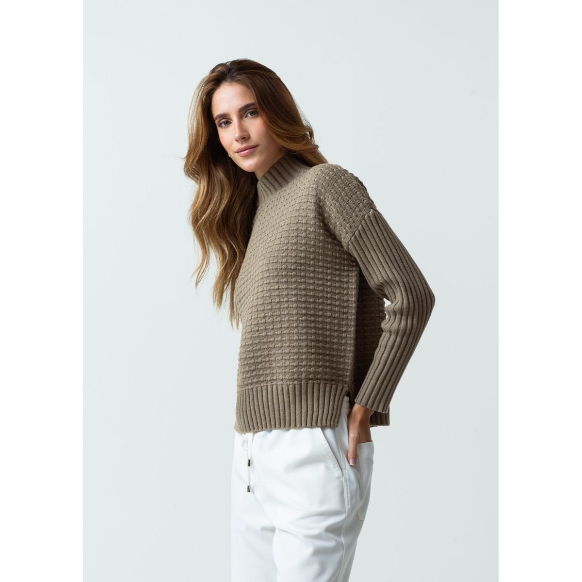 NAF NAF - Chompa 100% Algodón Mujer Naf Naf