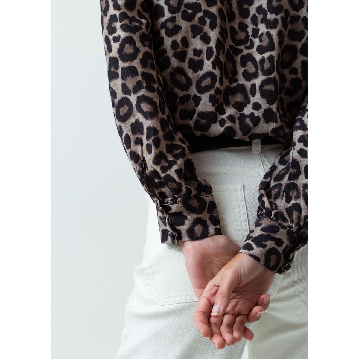 NAF NAF - Blusa Manga Larga Casual Mujer Naf Naf