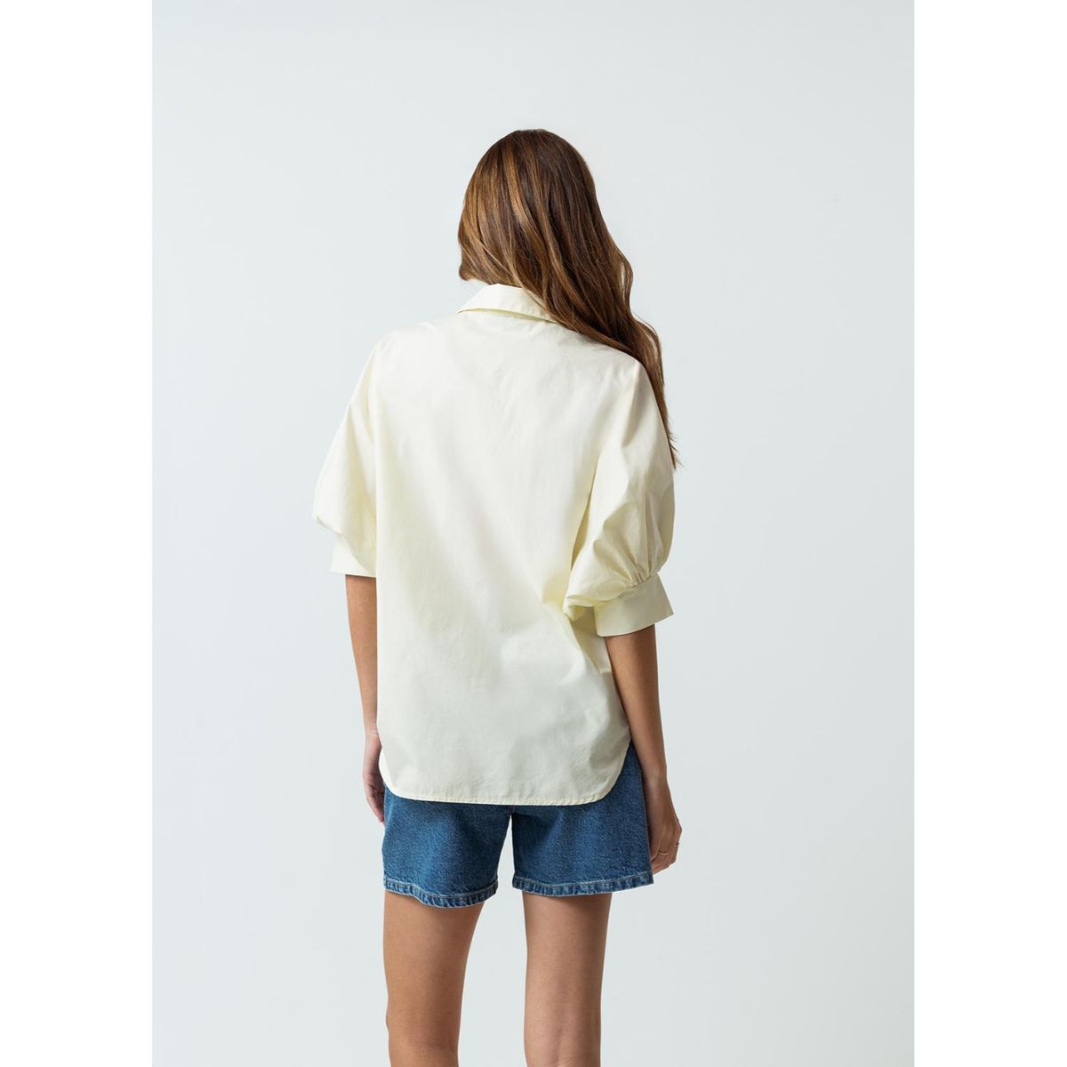 NAF NAF - Blusa Manga Corta 100% Algodón Mujer Naf Naf