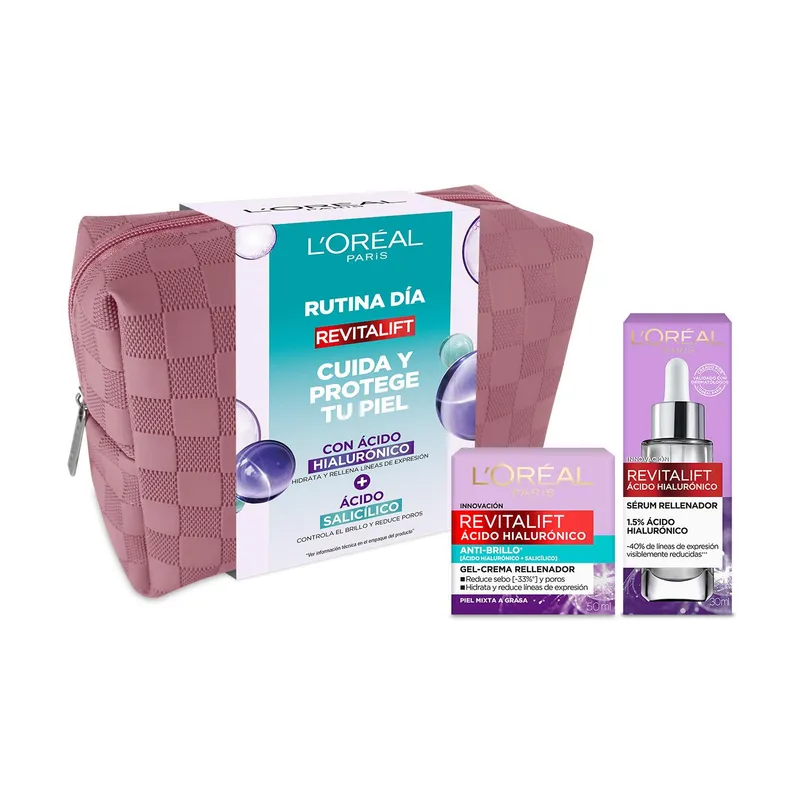 LOREAL PARIS - Set De Tratamiento L'Oréal Paris Sérum Rostro + Crema Gel