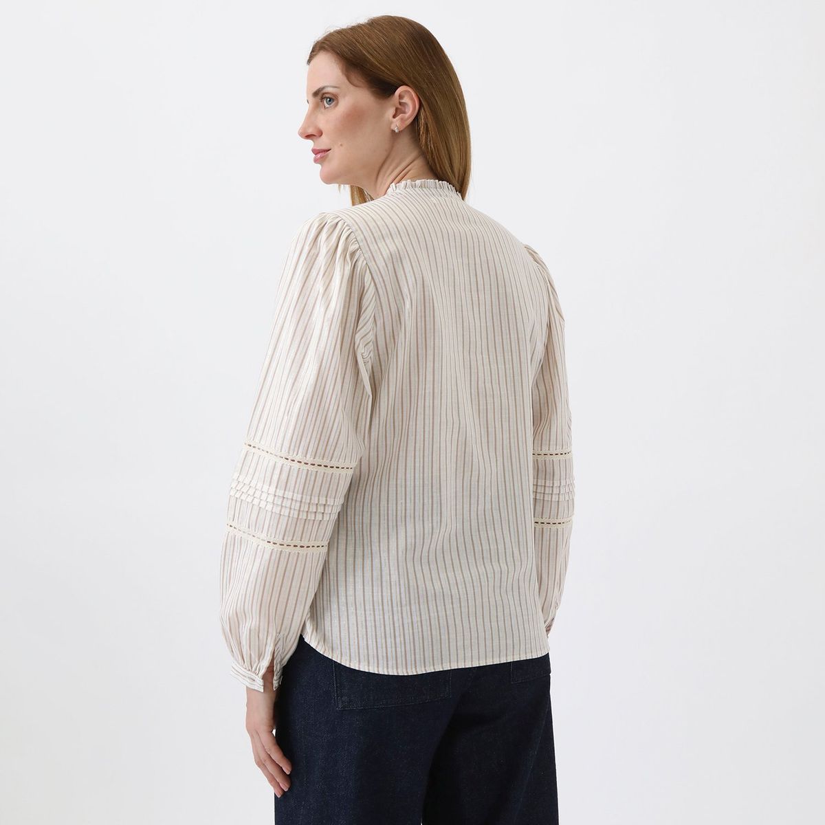 APOLOGY - Blusa Manga Larga 100% Algodón Mujer Apology