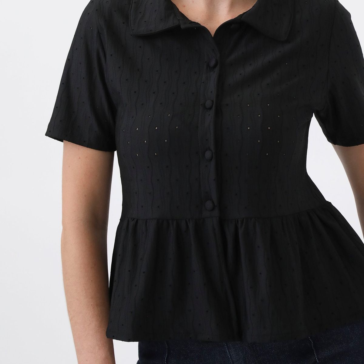 APOLOGY - Blusa Manga Corta Casual Mujer Apology