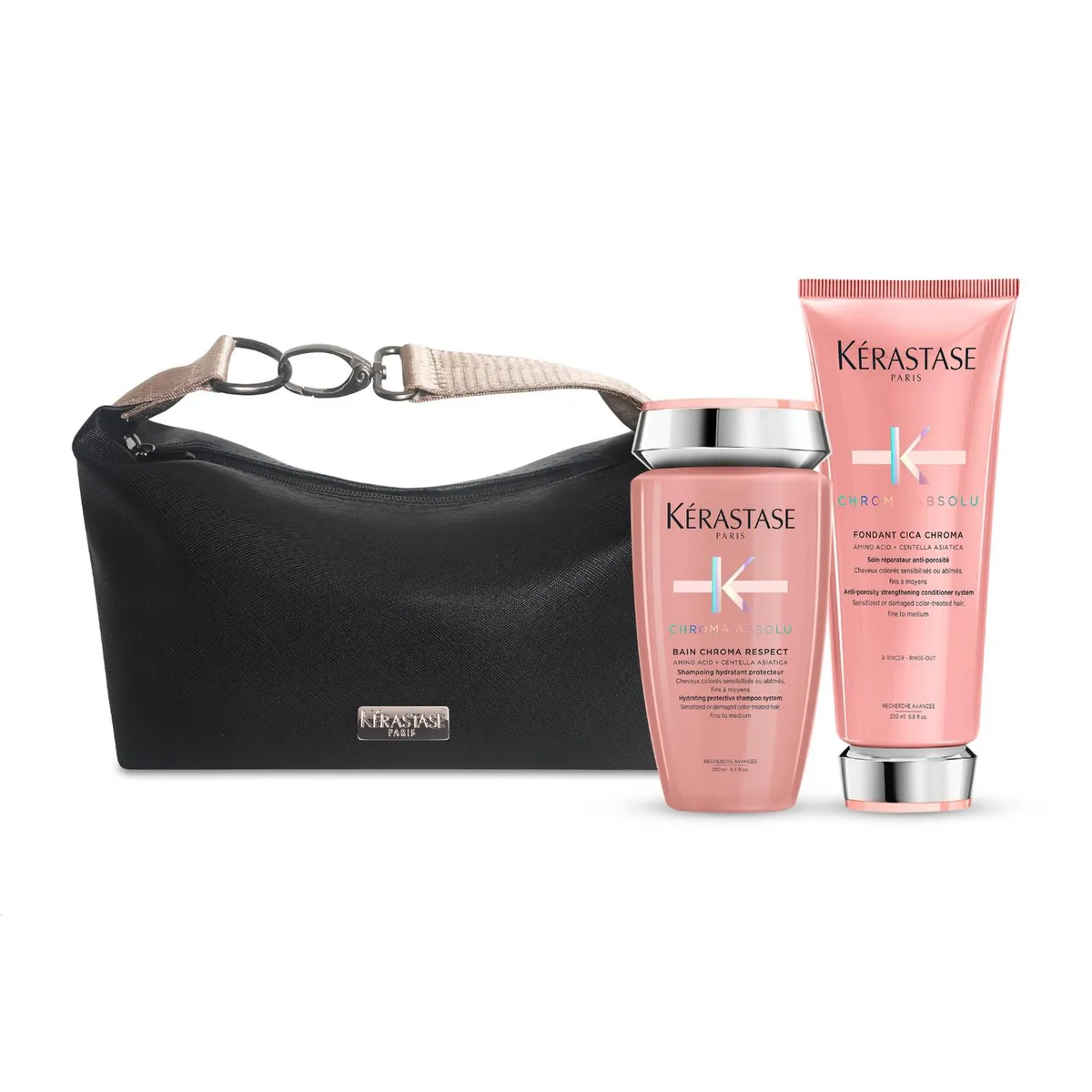 KERASTASE - Kit para cabello con color (Shampoo + Acondicionador)