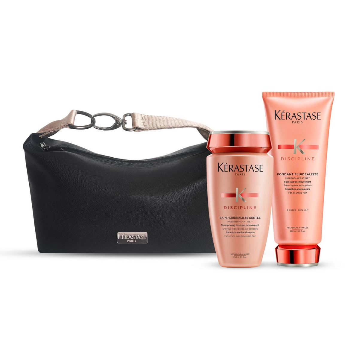 KERASTASE - Kit para cabello con frizz (Shampoo + Acondicionador)