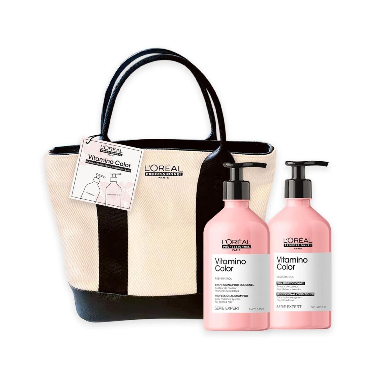 LOREAL PROFESSIONNEL - Kit para cabello con decoloración (Shampoo 500 ML+ Acondicionador 500ml)