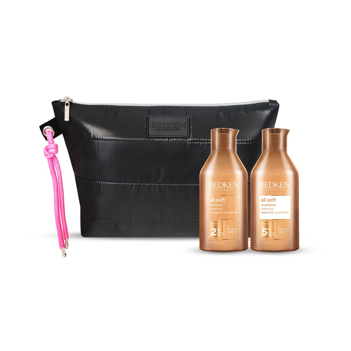 REDKEN - Kit para cabello seco (Shampoo + Acondicionador)