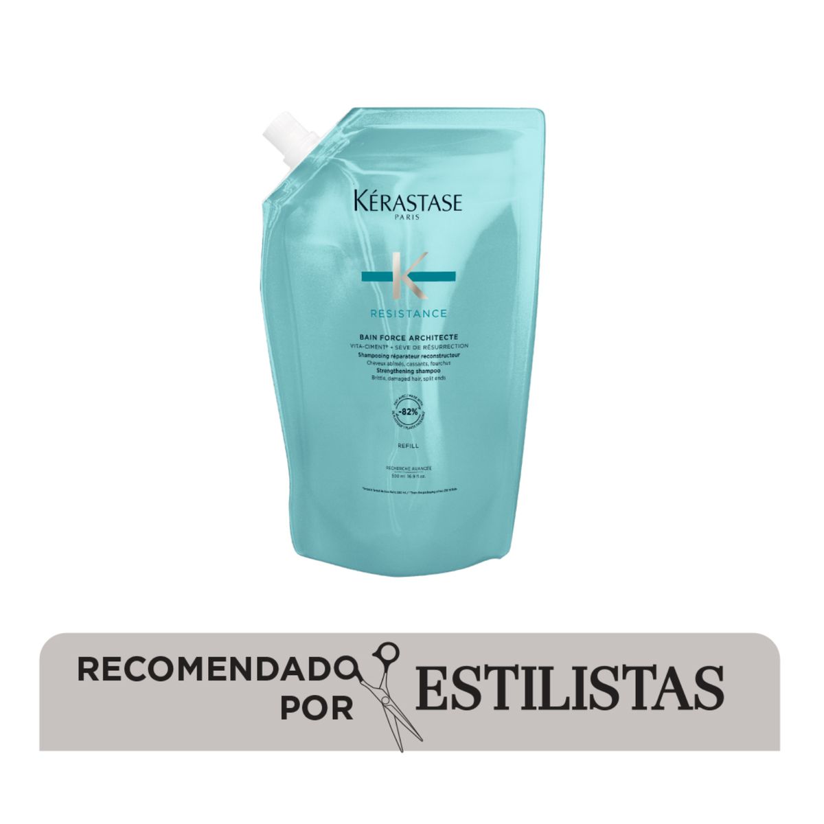 KERASTASE - Shampoo refill Resistance Kerastase 500ml