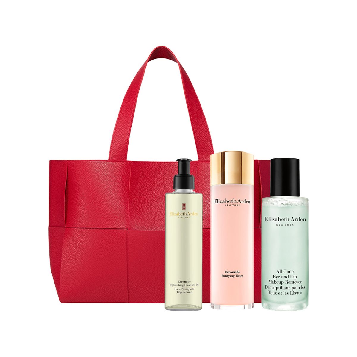 ELIZABETH ARDEN - Set De Limpieza De Ceramide Cleansing Oil+tonico+demaquillante De Ojos Y Labios