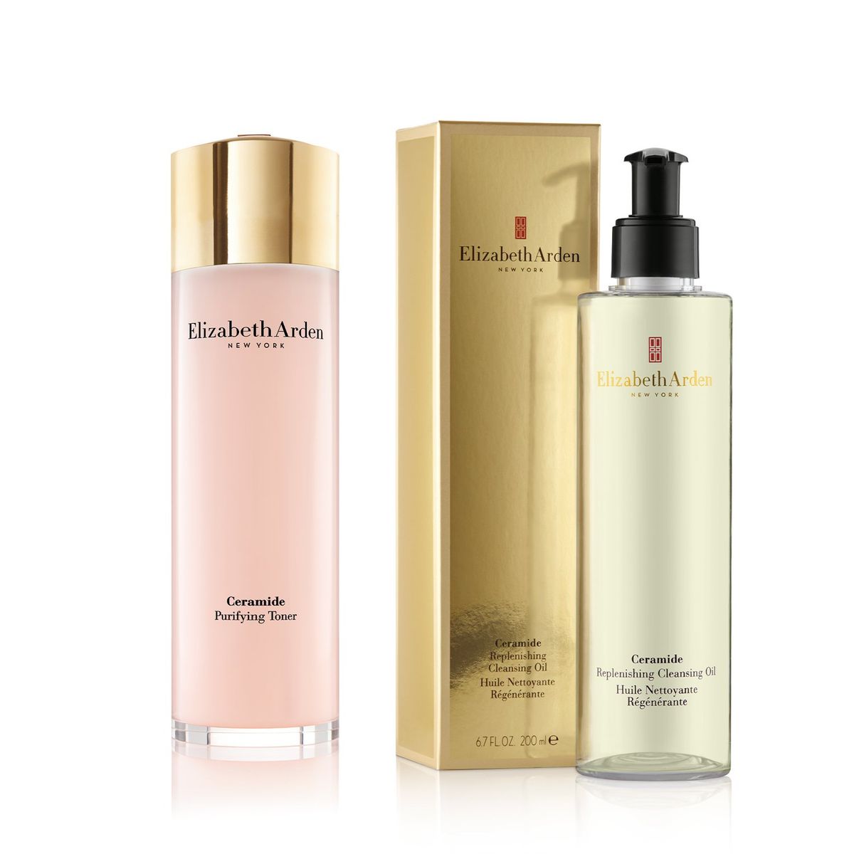 ELIZABETH ARDEN - Set De Limpieza De Ceramide Cleansing Oil+tonico+demaquillante De Ojos Y Labios