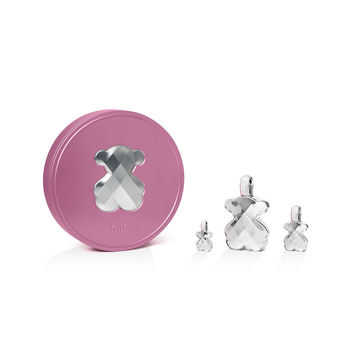 TOUS - Set Loveme The Silver Parfum 90 Ml  Miniatura 15 Ml + Miniatura 4.5 Ml Mujer