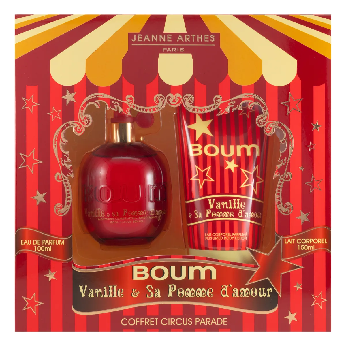 JEANNE ARTHES - Estuche Boum Vanille Edp 100 ml + Loci¿n Corporal 150 ml Mujer