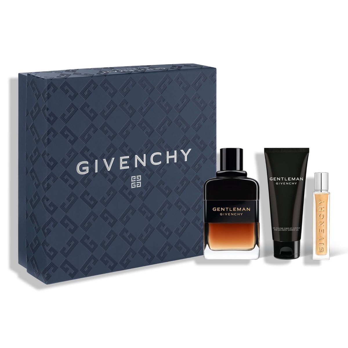 GIVENCHY - Estuche Gentleman Reserve Privee Eau De Parfum 100 Ml + Shower Gel 75 Ml + Travel Spray 12.5 Ml