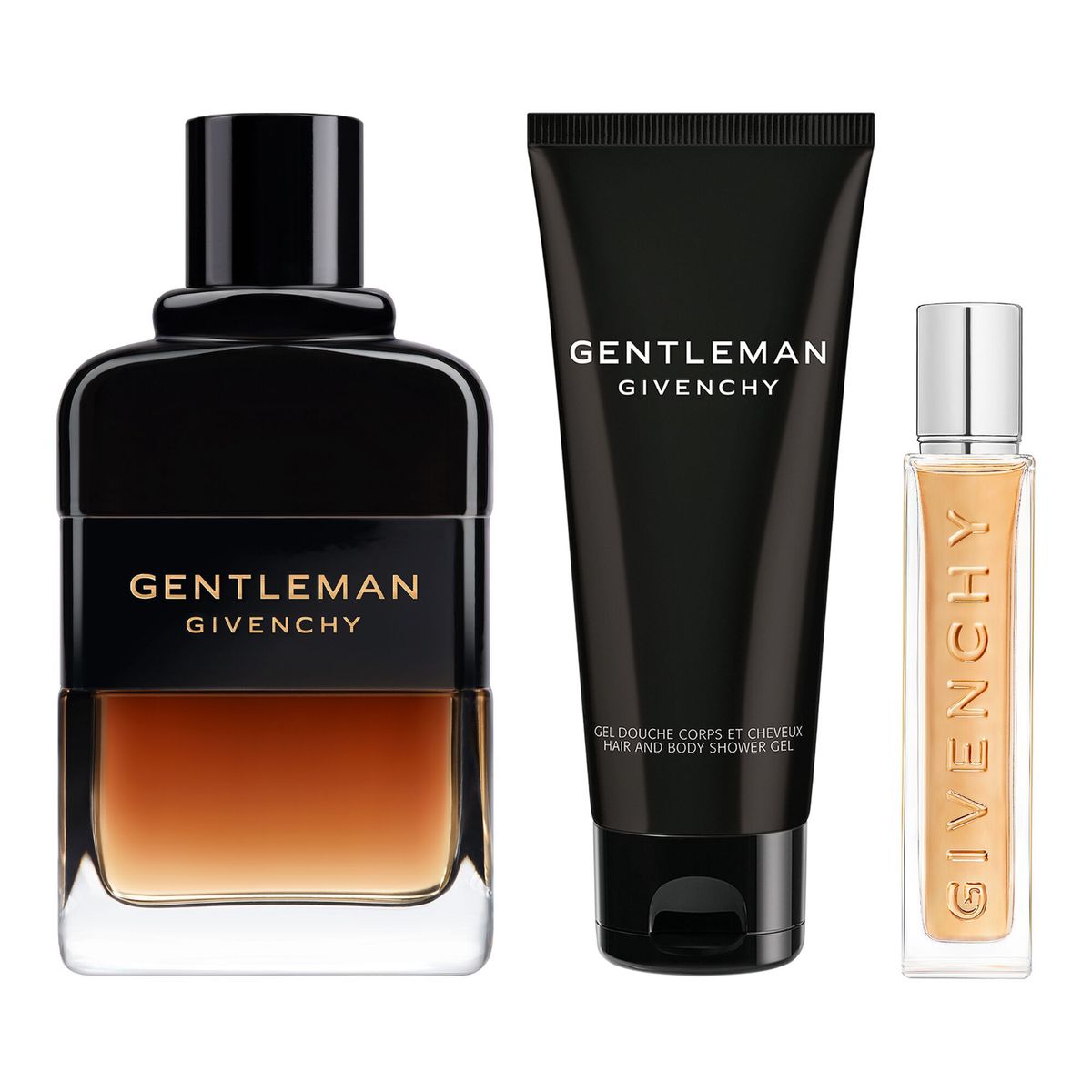 GIVENCHY - Estuche Gentleman Reserve Privee Eau De Parfum 100 Ml + Shower Gel 75 Ml + Travel Spray 12.5 Ml