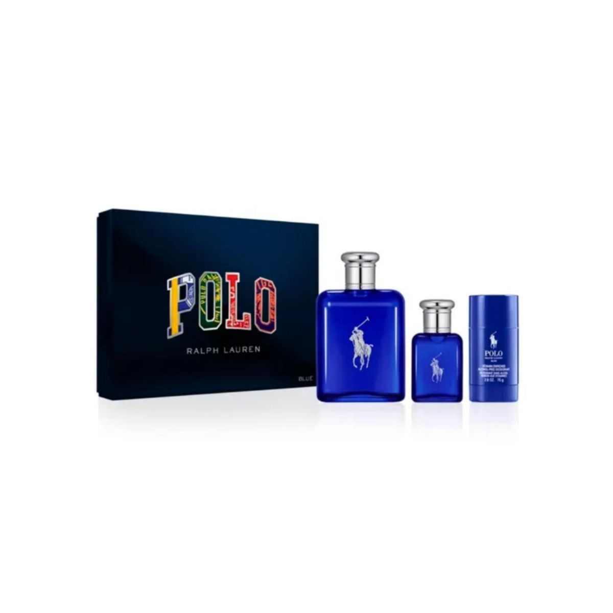 RALPH LAUREN - Estuche Polo Blue Edt 125 Ml + 40 Ml + Desodorante Hombre