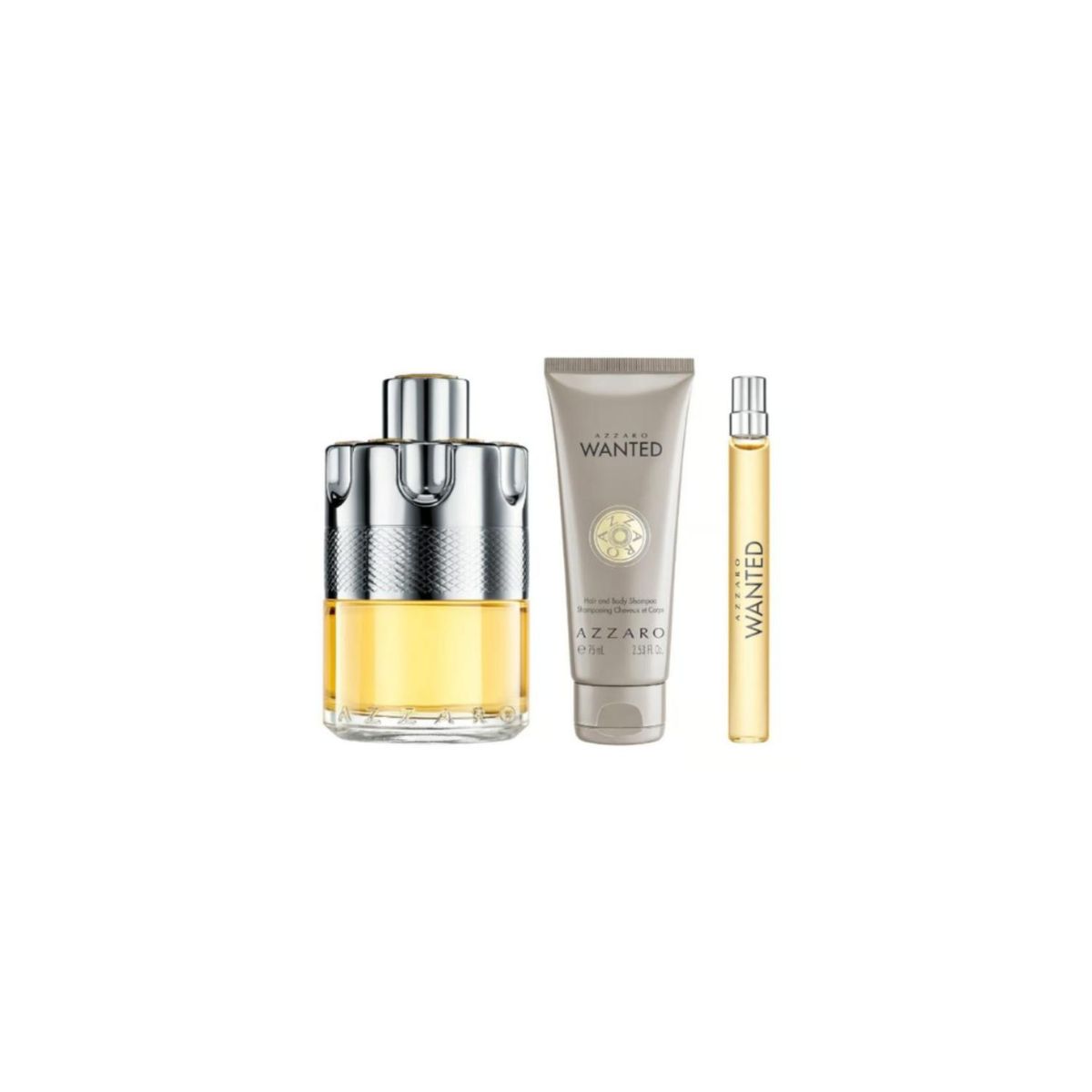 AZZARO - Estuche Wanted Edt 100 Ml + Hair & Body Lotion 75 Ml + 10 Ml