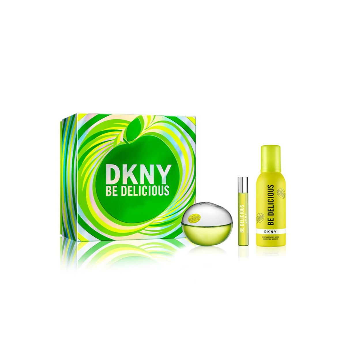 DKNY - Estuche Be Delicious Edp 100 Ml + Travel Spray 10 Ml  + Shower Mousse 150 Ml Mujer