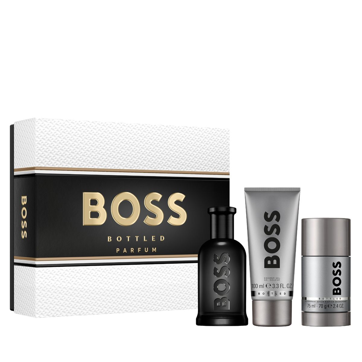 HUGO BOSS - Set Boss Bottled Parfum Hombre 100ml