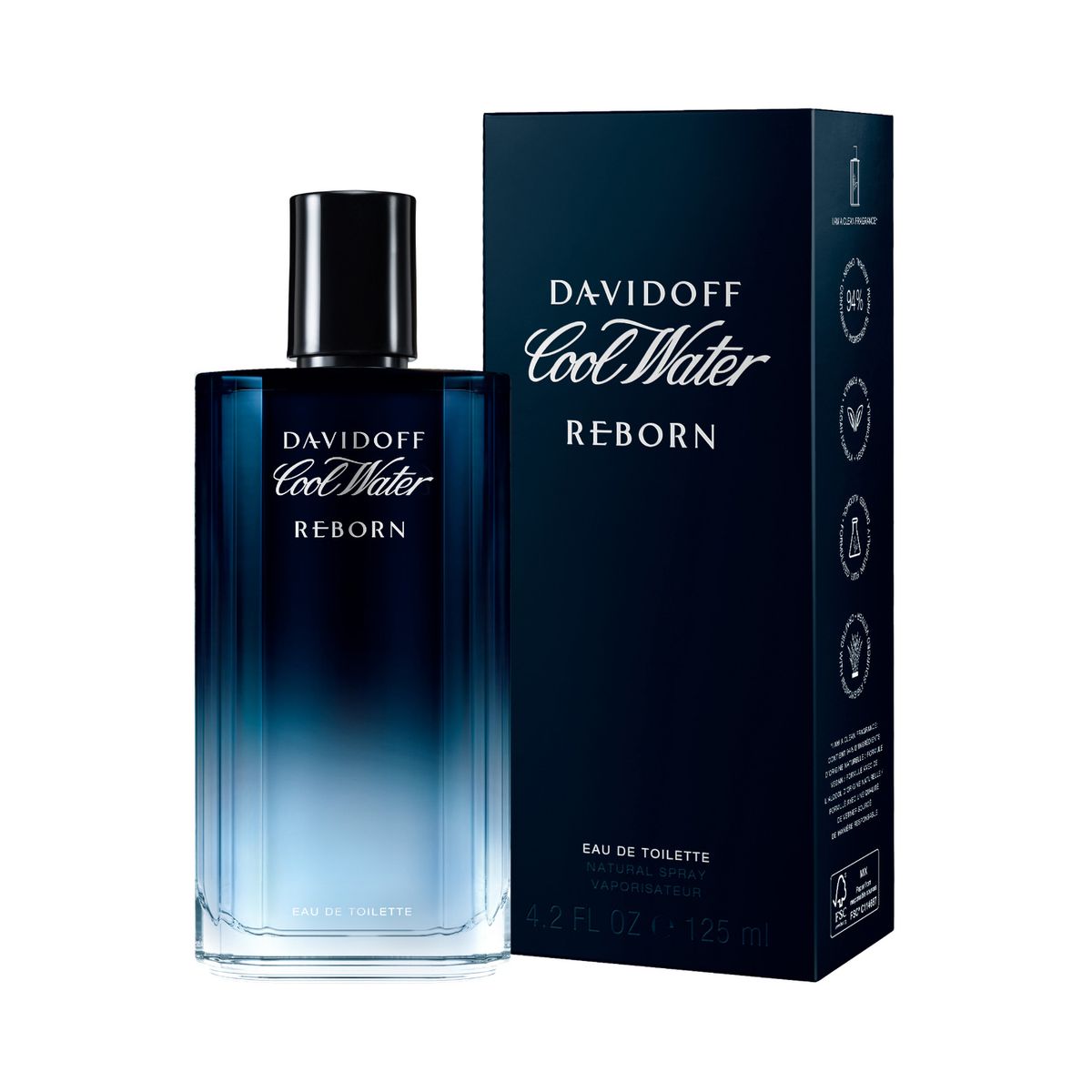 DAVIDOFF - Cool Water Reborn Eau De Toilette Hombre 125ml
