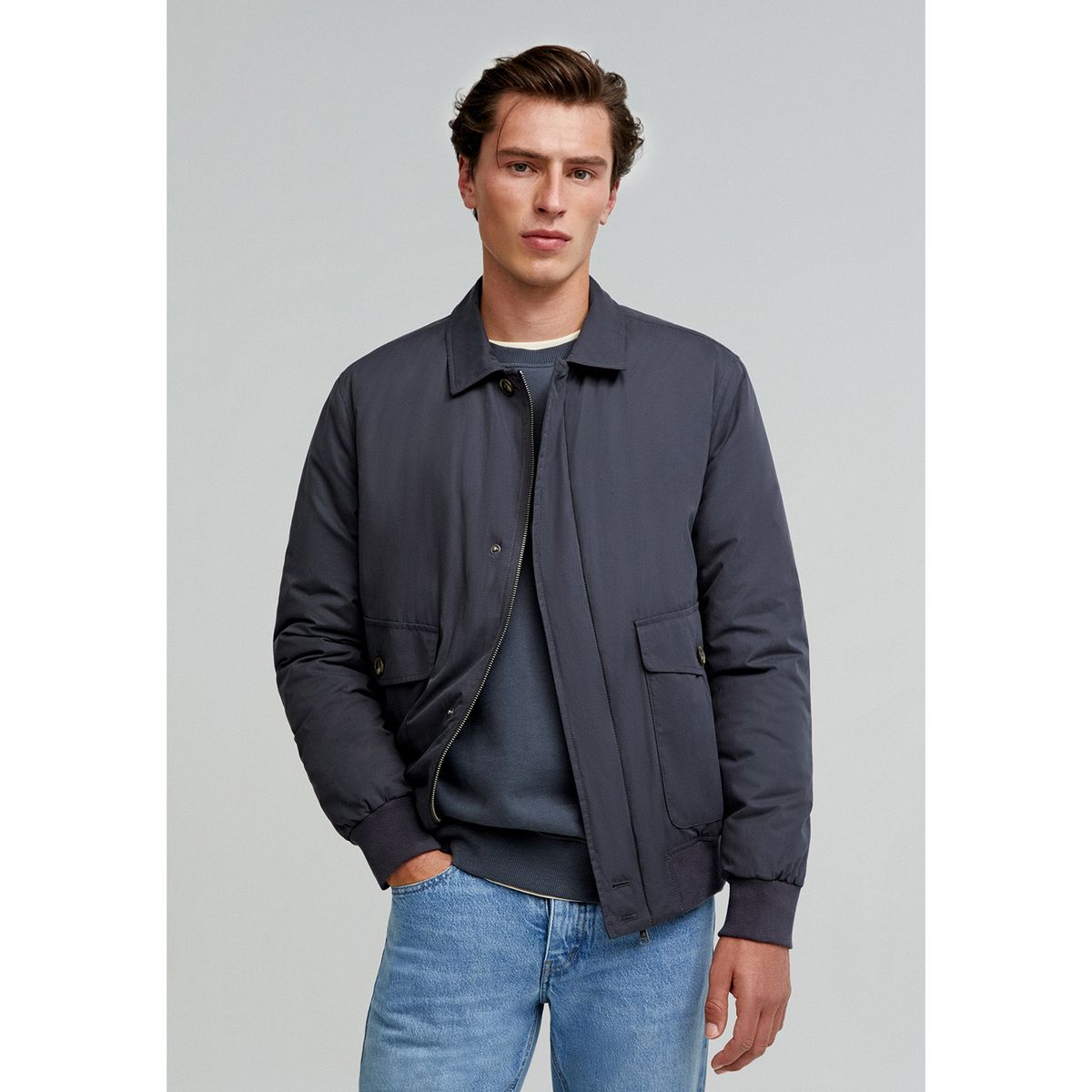 SCALPERS - Casaca Bomber Bolsillos Hombre Scalpers