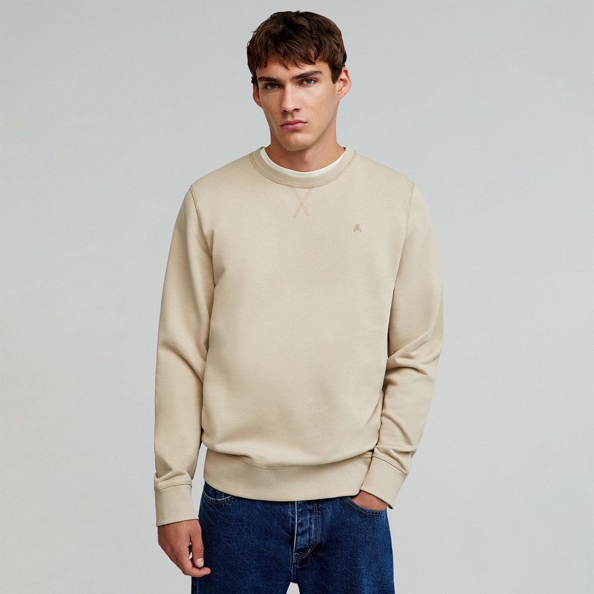 SCALPERS - Sudadera Calavera Bordada Hombre Scalpers