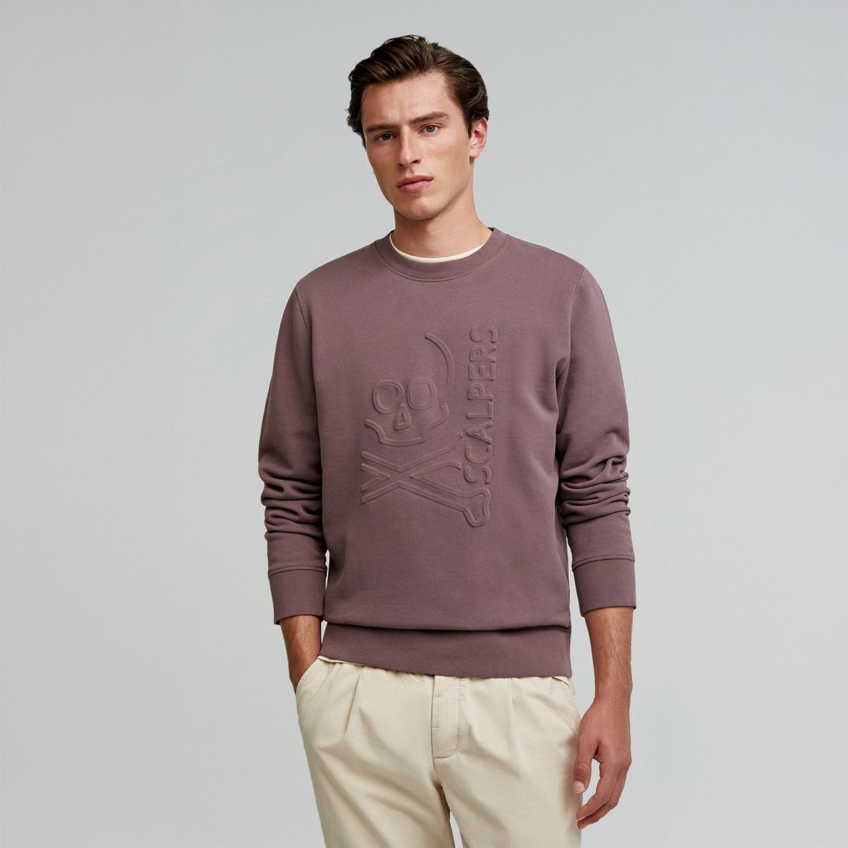 SCALPERS - Sudadera Logo Relieve Hombre Scalpers