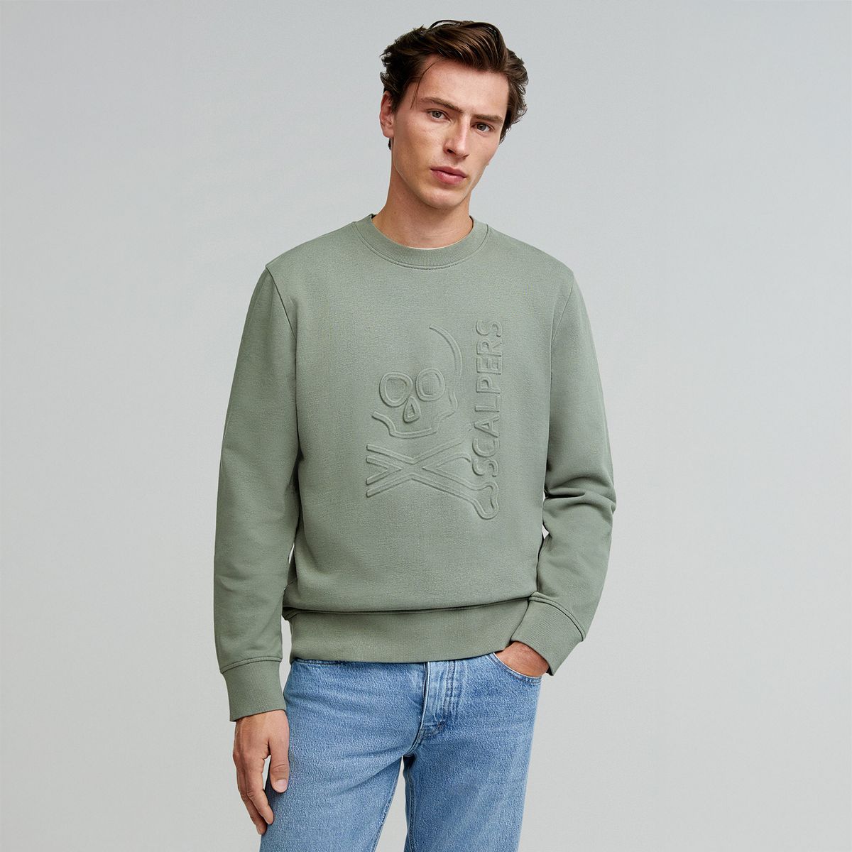 SCALPERS - Sudadera Logo Relieve Hombre Scalpers