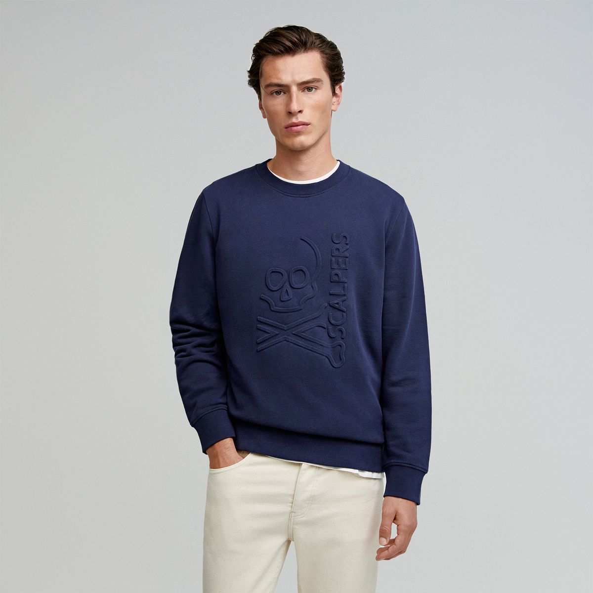 SCALPERS - Sudadera Logo Relieve Hombre Scalpers