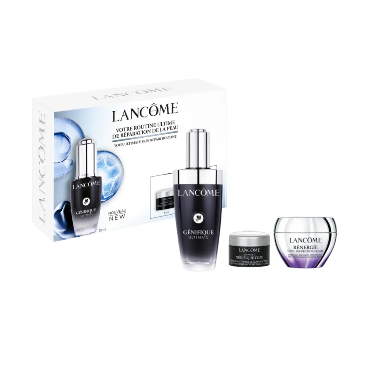 LANCOME - Set de Rutina Facial Génifique Starter Kit Antiedad 3 Piezas