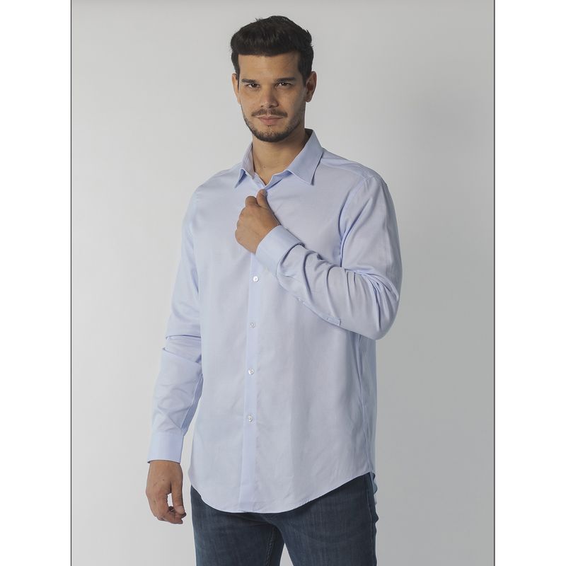 CALVIN KLEIN - Camisa 100% Algodón Casual Hombre Calvin Klein