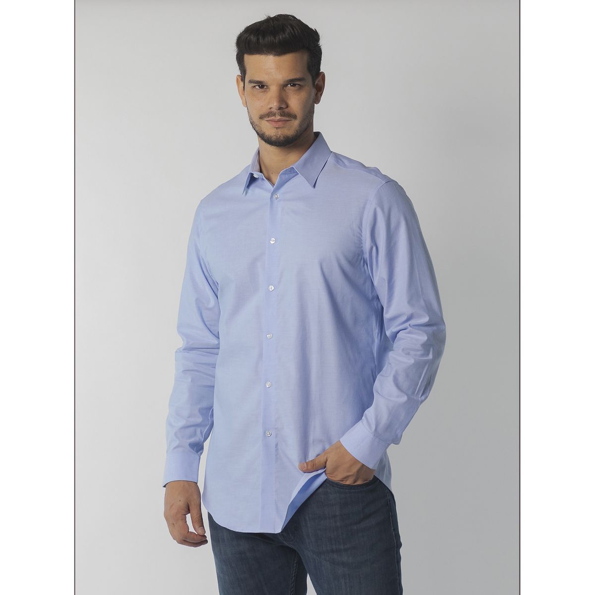 CALVIN KLEIN - Camisa 100% Algodón Casual Hombre Calvin Klein