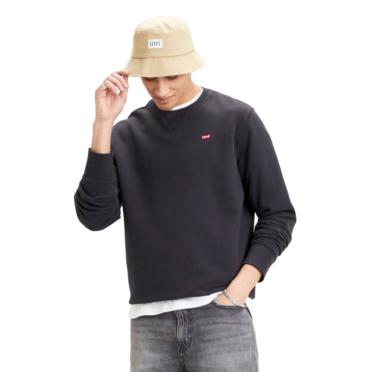 LEVIS - Polo 100% Algodón Manga Larga Casual Hombre Levis