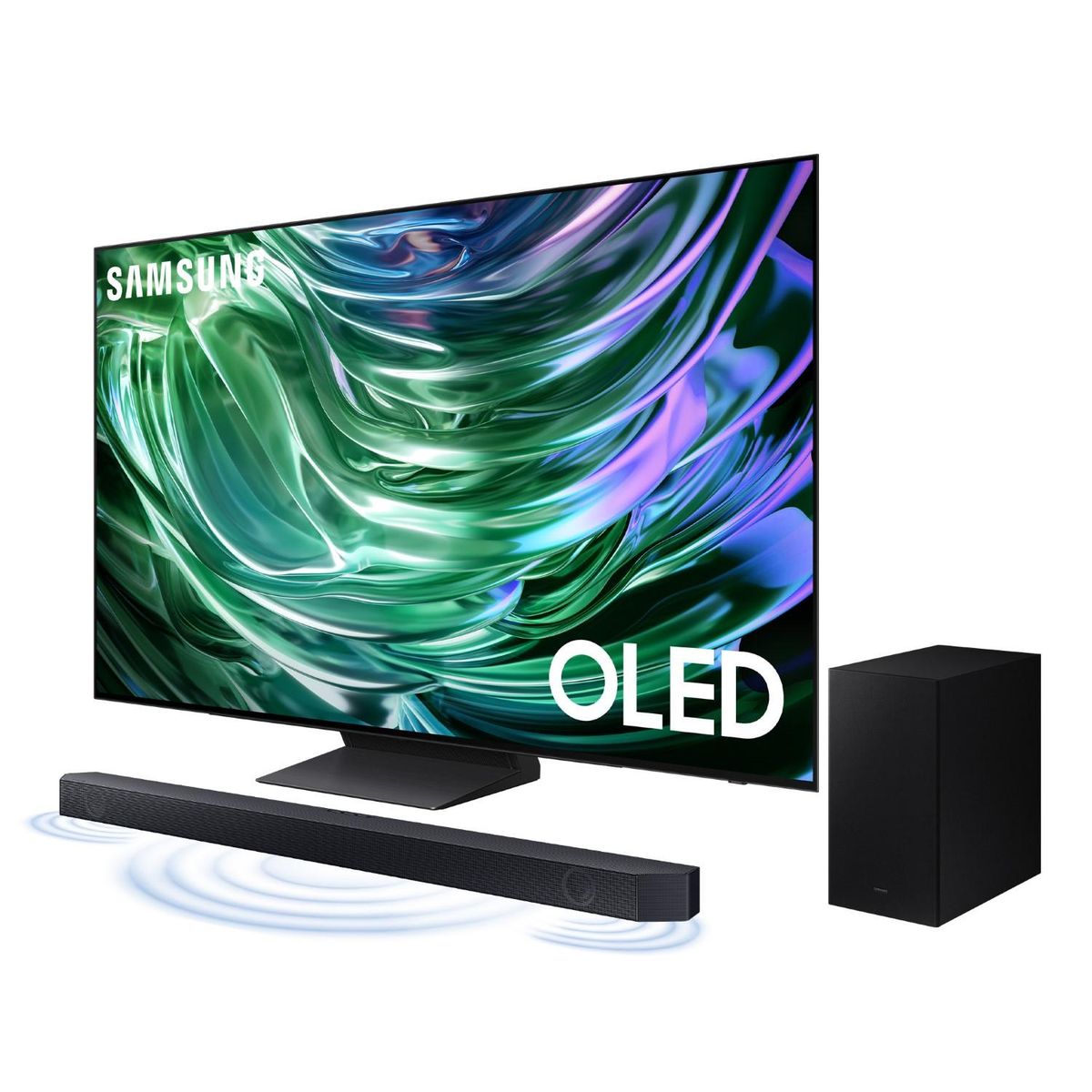 SAMSUNG - Televisor 65" Oled 4k Qn65s90dagxpe + Soundbar Hw-q600c