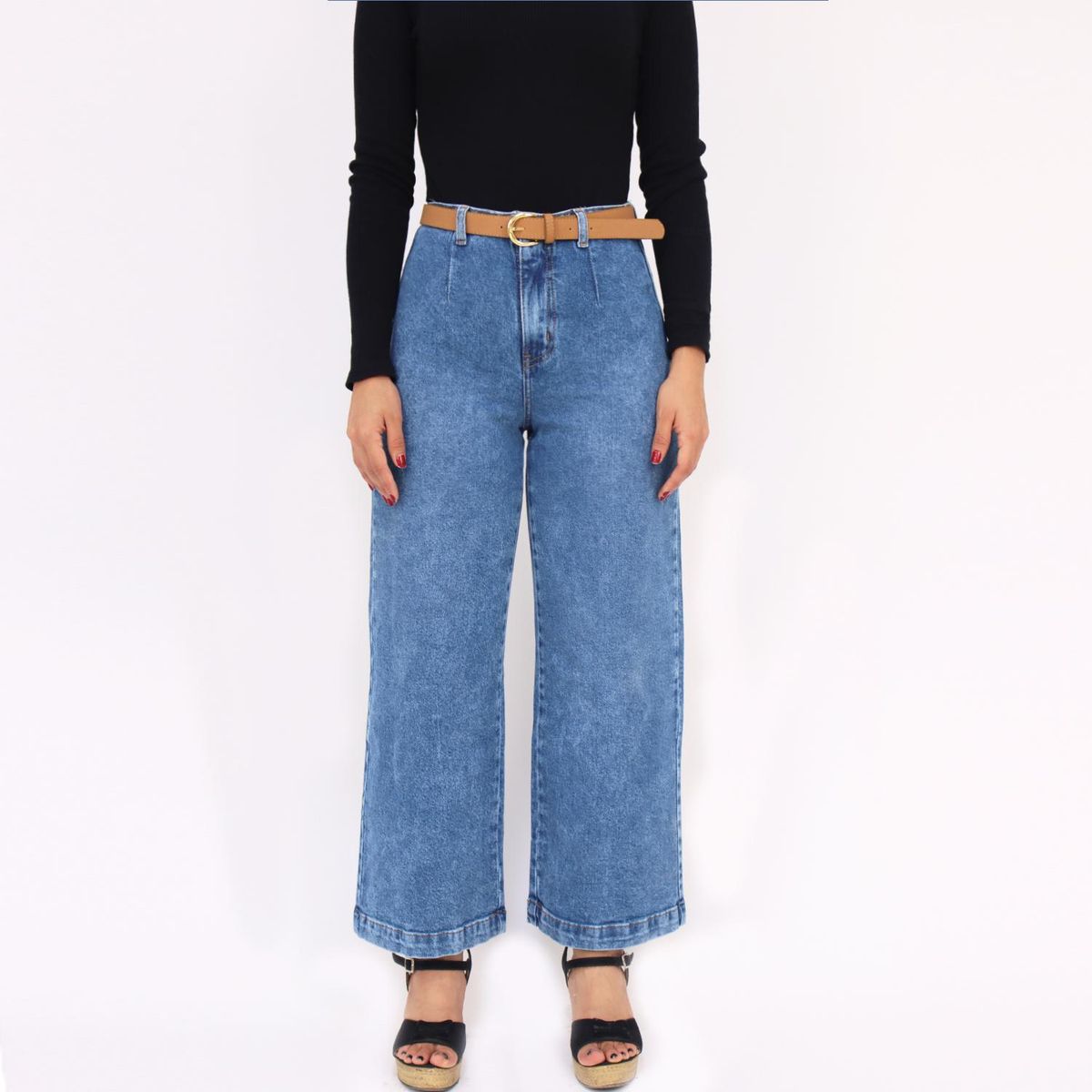 KAYRA POBLET - Jean Wide Algodón Mujer Kayra Poblet