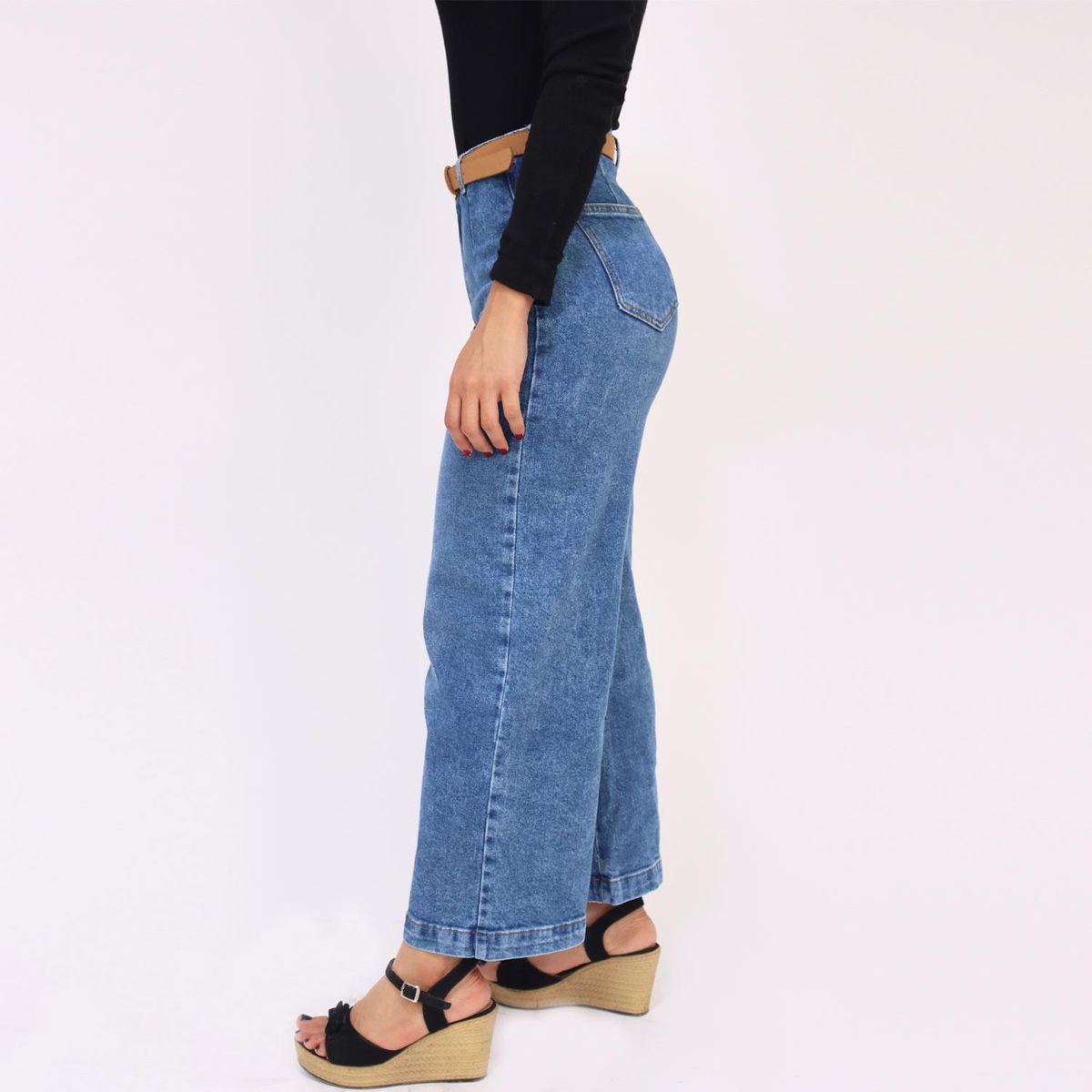 KAYRA POBLET - Jean Wide Algodón Mujer Kayra Poblet