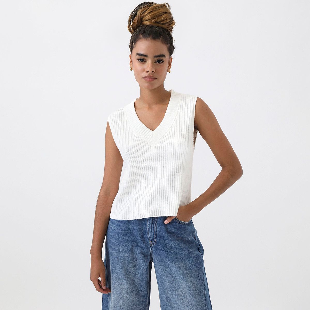 DENIMLAB - Chaleco Casual Mujer Denimlab