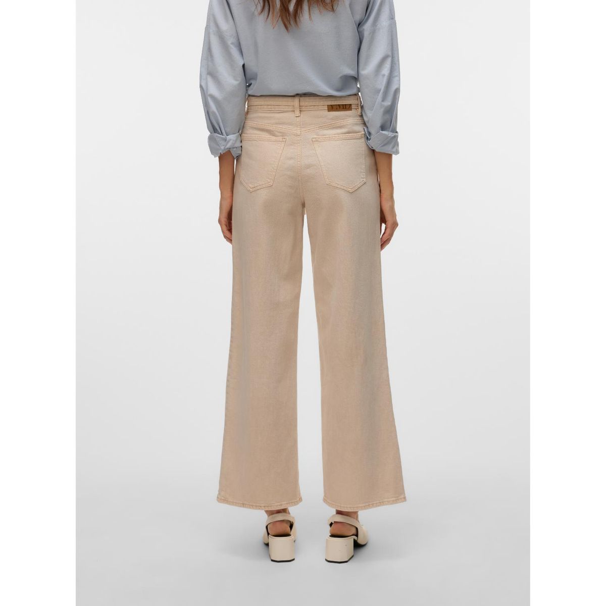 VERO MODA - Jean Wide Leg Tiro Alto Mujer Vero Moda