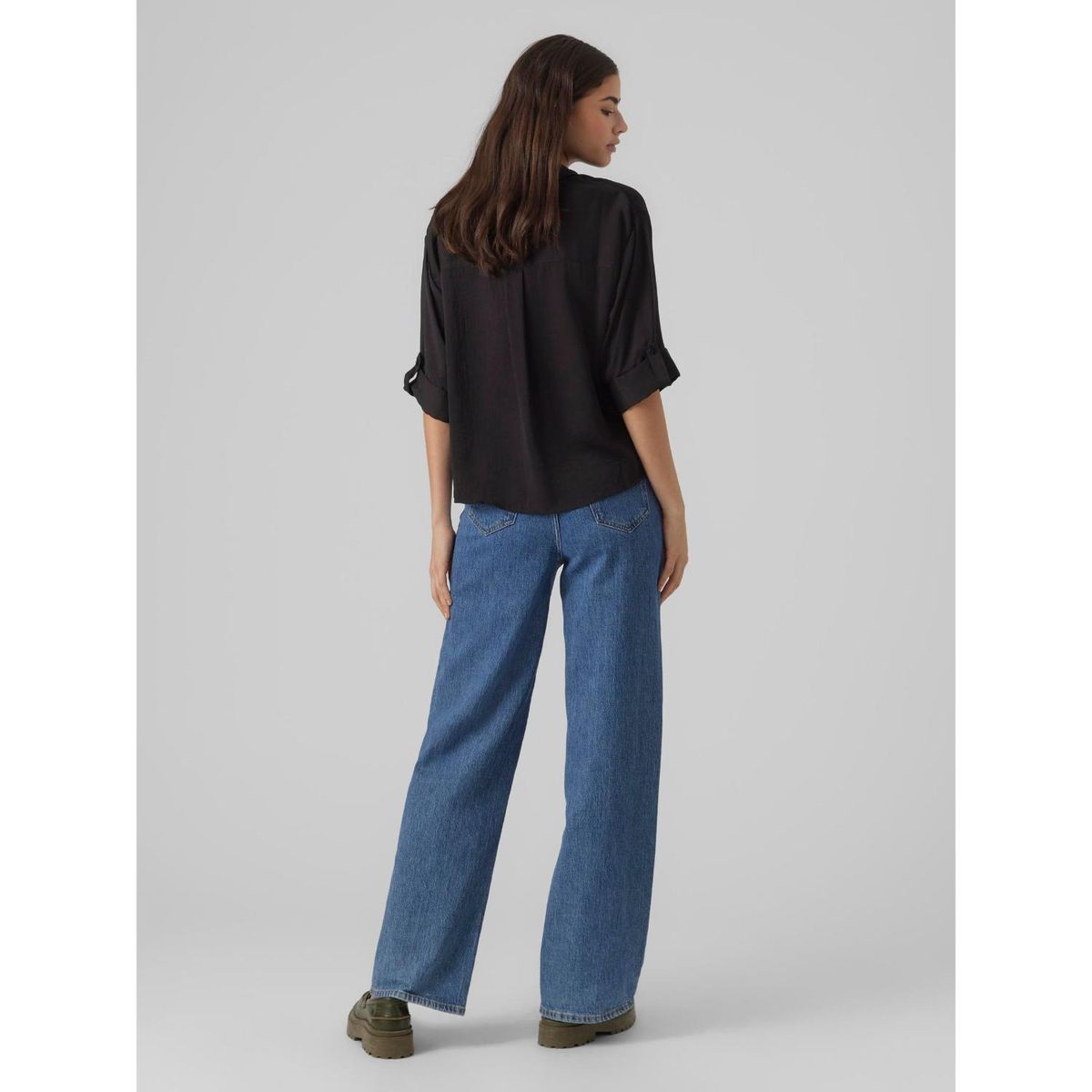 VERO MODA - Camisa Manga Larga Casual Mujer Vero Moda