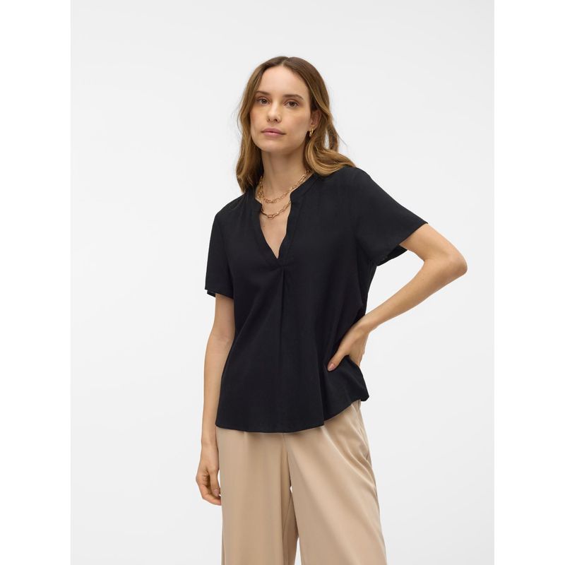 VERO MODA - Blusa Manga Corta Casual Mujer Vero Moda