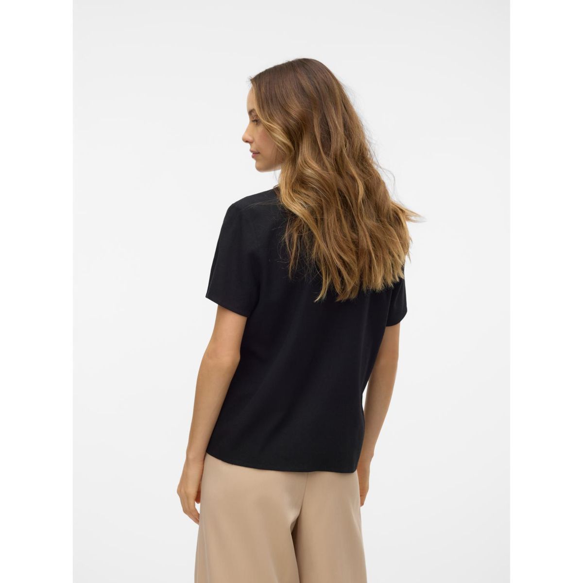 VERO MODA - Blusa Manga Corta Casual Mujer Vero Moda