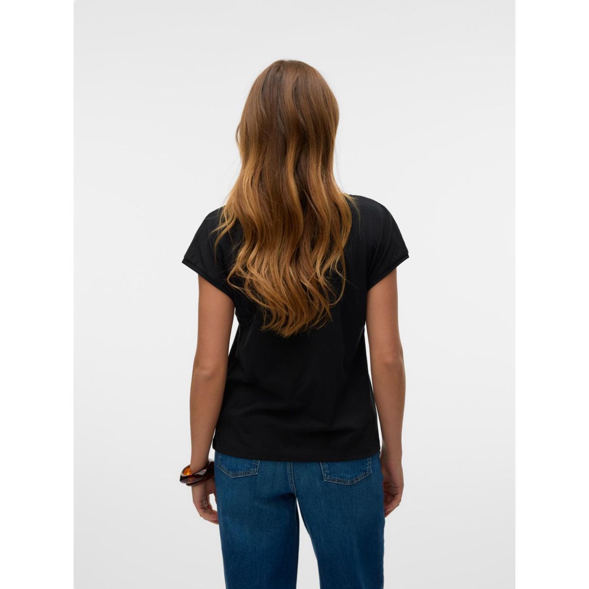 VERO MODA - Blusa Manga Corta Algodón Mujer Vero Moda