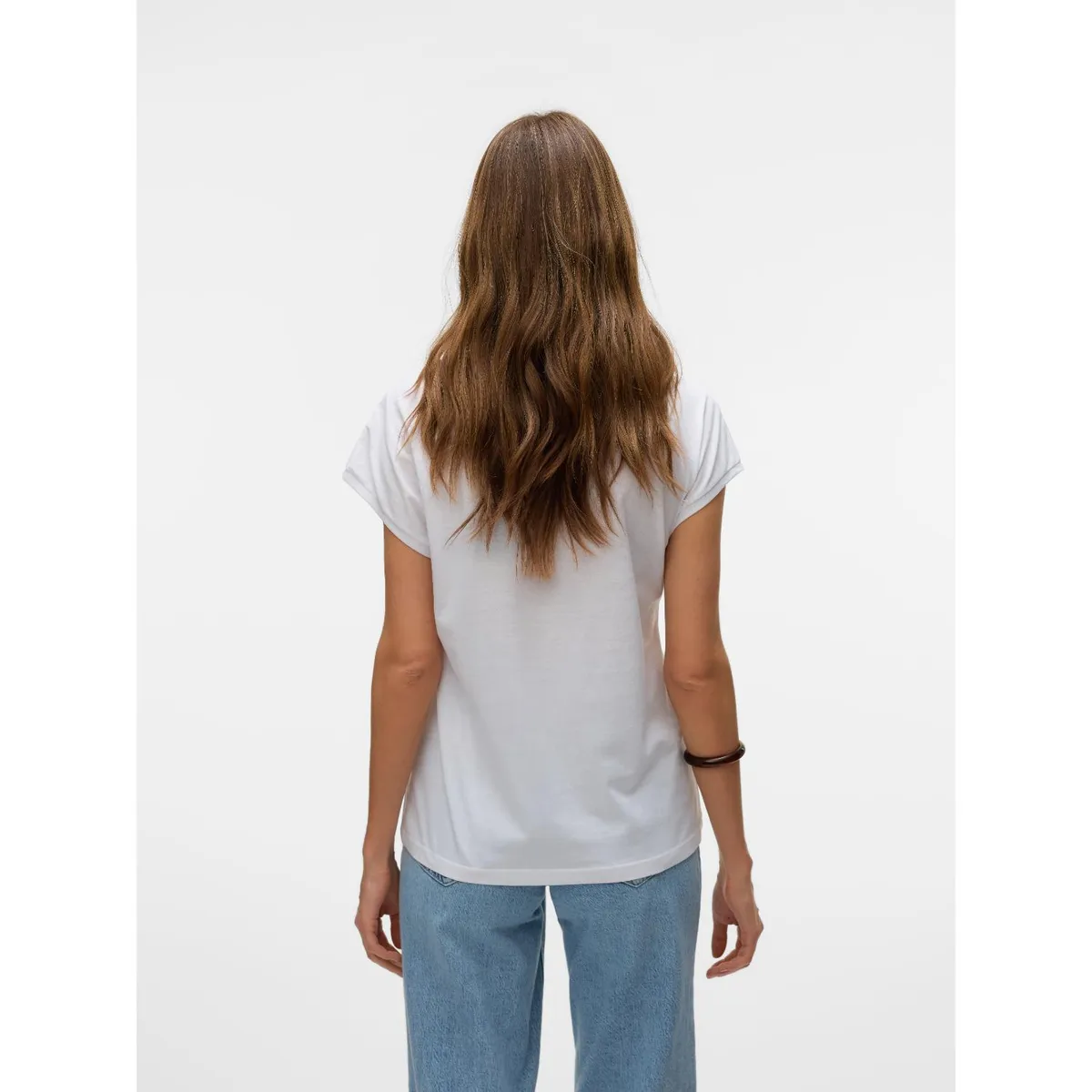 VERO MODA - Blusa Manga Corta Algodón Mujer Vero Moda