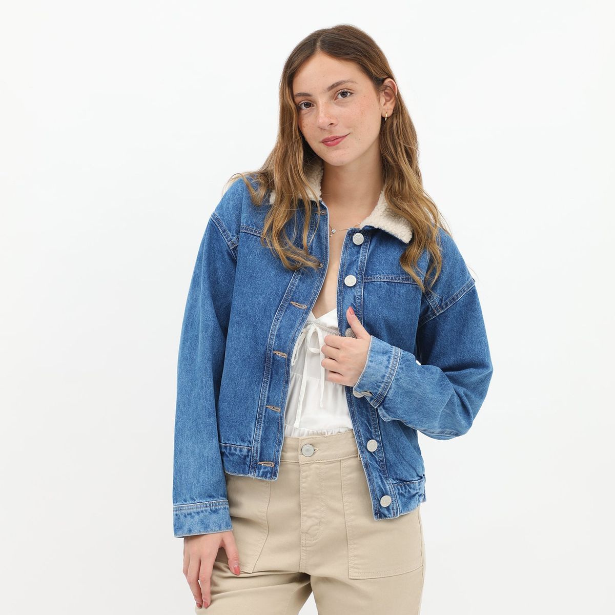 DOO AUSTRALIA - Casaca Jean 100% Algodón Mujer Doo Australia