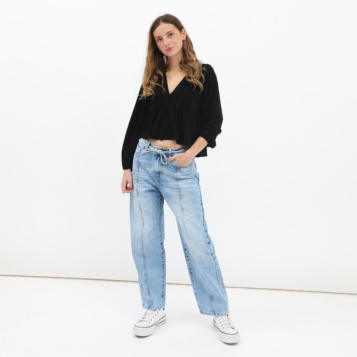 DOO AUSTRALIA - Jean Balloon 100% Algodón Mujer Doo Australia