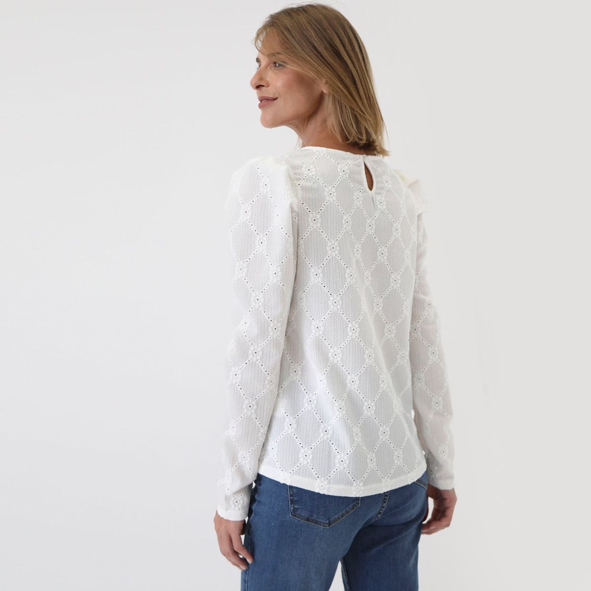 NEWPORT - Polo Manga Larga Casual Mujer Newport