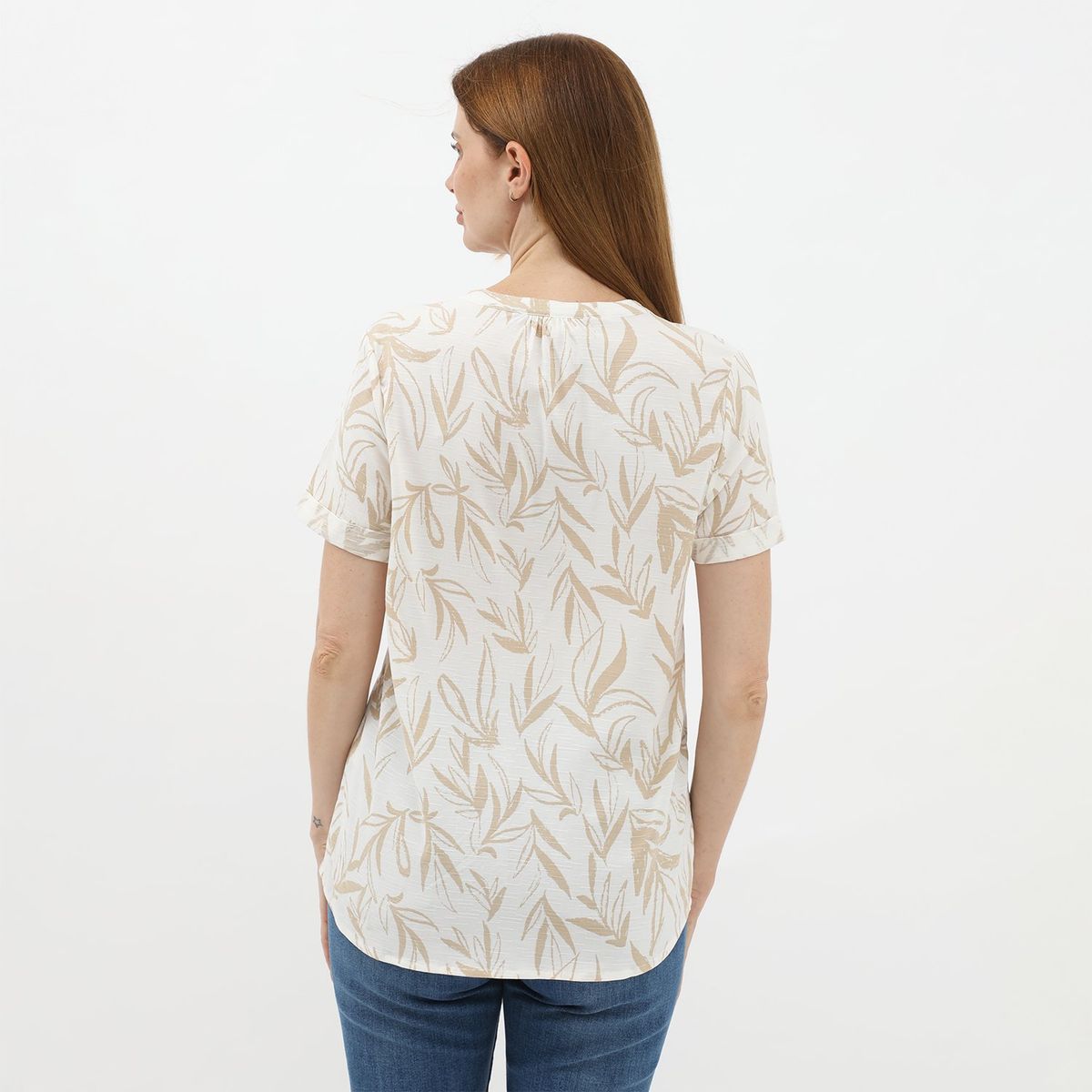NEWPORT - Blusa Manga Corta Casual Mujer Newport