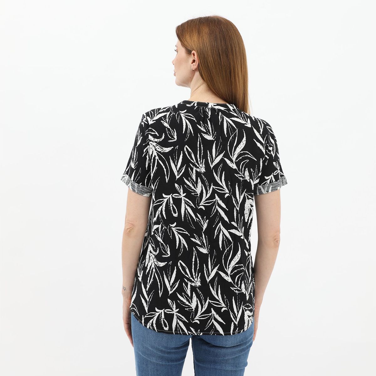 NEWPORT - Blusa Manga Corta Casual Mujer Newport