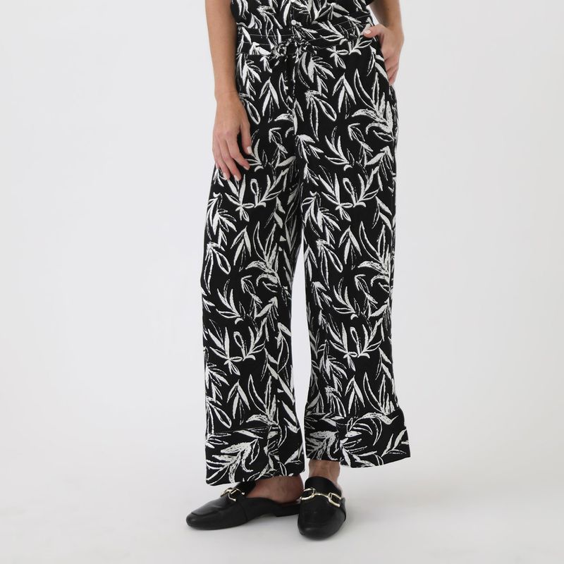 NEWPORT - Pantalón Palazzo Casual Mujer Newport